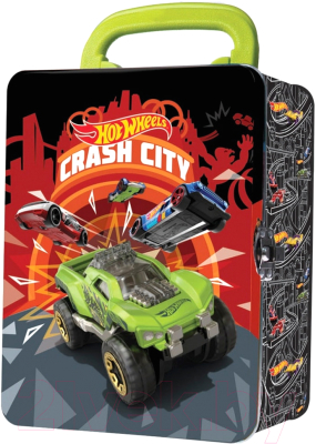 

Гараж игрушечный Mattel, Hot Wheels Портативный кейс для хранения 18 машинок / HWCC2