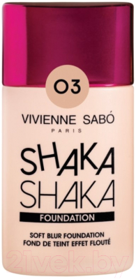 Тональный крем Vivienne Sabo Shaka Shaka с натуральным блюр эффект 03 золотисто-бежевый (25мл)