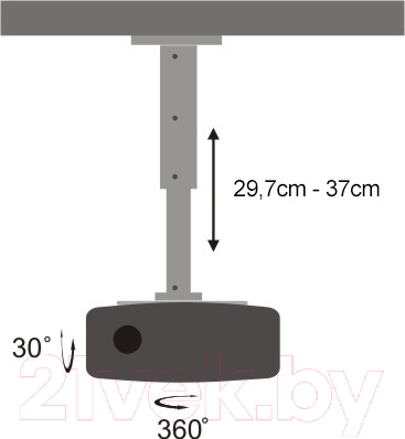 Кронштейн для проектора SBOX PM-102