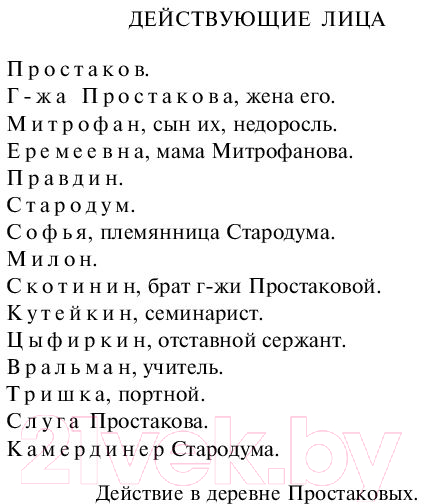 Художественная книга АСТ Недоросль (Фонвизин Д.) — фото 5