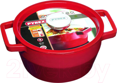 Кастрюля Pyrex SC5AC28 (красный)