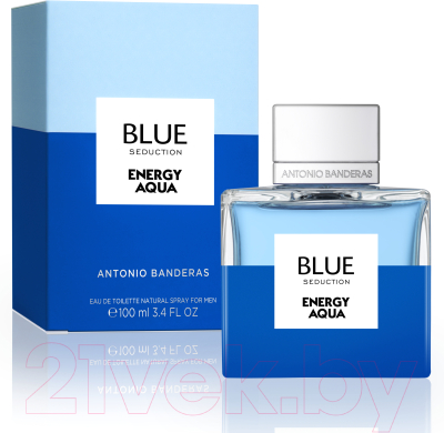Туалетная вода Antonio Banderas Aqua Energy Blue Seduction For Men (100мл)