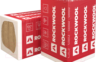 Минеральная вата Rockwool Фасад Баттс Д Оптима 1000х600x100 (упаковка)