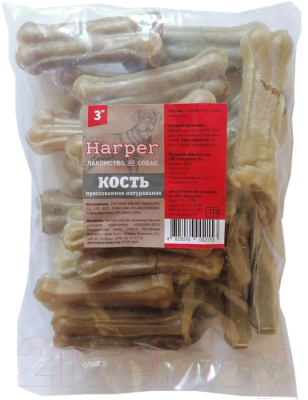

Лакомство для собак HARPER, Кость прессованная натуральная 3 / YM3011