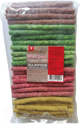 

Лакомство для собак HARPER, Палочки жевательные. Микс 5 / YM5102