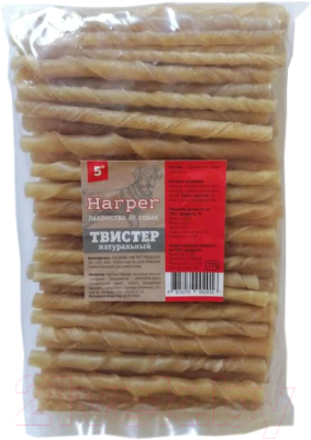 

Лакомство для собак HARPER, Твистер натуральный 5 / YM4001