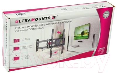 Кронштейн для телевизора Ultramounts UM 872 (черный)