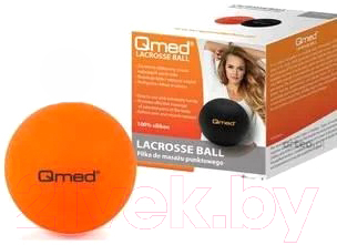 Массажный мяч Qmed Lacrosse Ball (оранжевый)