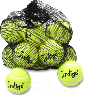 Набор теннисных мячей Indigo IN153 (12шт, желтый)