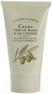 Крем для рук L'Erbolario С оливковым маслом и витамином Е (75мл)