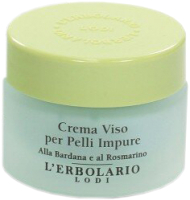 Крем для лица L'Erbolario Для жирной загрязненной кожи с репейником и розмарином (30мл) - 