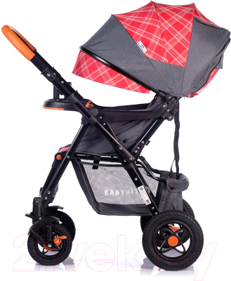 Детская прогулочная коляска Babyhit Sense Plus (Grey Red)