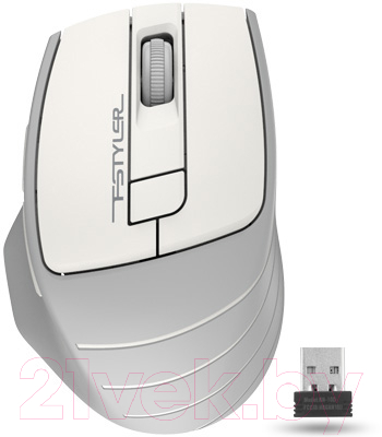 Мышь A4Tech Fstyler FG30 (серый/белый)