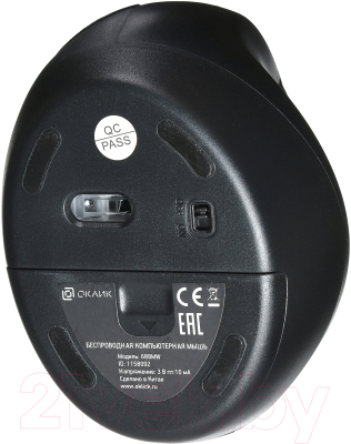 Мышь Oklick Ergo 688MW (черный)
