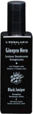 Дезодорант-спрей L'Erbolario Лосьон-дезодорант Черный можжевельник Энергизирующий (100мл)