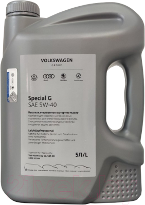 Моторное масло VAG Special G 502/505 5W40 / GR52502M4 (5л)