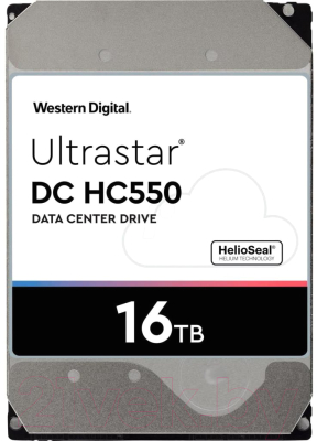 Жесткий диск Western Digital Ultrastar DC HC550 16TB (WUH721816ALE6L4)