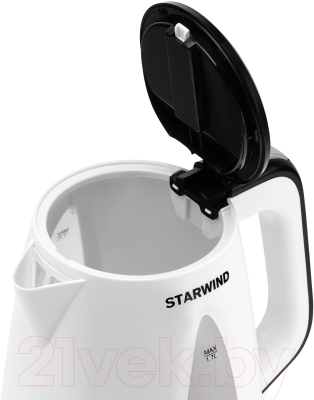 Электрочайник StarWind SKP3213 (белый/черный)