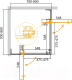 Миниатюра изображения товара Душевой уголок Cezares SLIDER-A-2-70/80-C-NERO