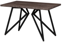 Обеденный стол Millwood Женева Л 130x80x75 (сосна пасадена/металл черный) - 