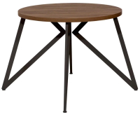 Обеденный стол Millwood Женева Л D90x75 (дуб табачный Craft/металл черный) - 