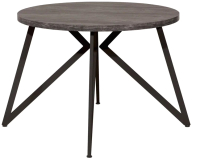 Обеденный стол Millwood Женева Л D100x75 (сосна пасадена/металл черный) - 
