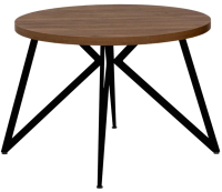 Обеденный стол Millwood Женева Л D110x75 (дуб табачный Craft/металл черный) - 