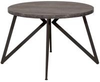 Обеденный стол Millwood Женева Л D110x75 (сосна пасадена/металл черный) - 