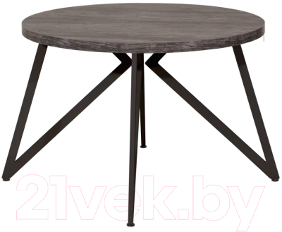 Обеденный стол Millwood Женева Л D110x75 (сосна пасадена/металл черный)