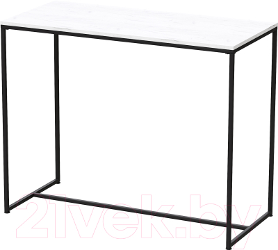 Барный стол Millwood Сидней 1 Л 110x60x105 (дуб белый Craft/металл черный)