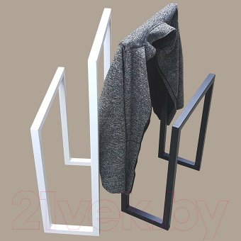 Стойка для одежды Millwood Сканди 2 48x25x120 (металл белый)
