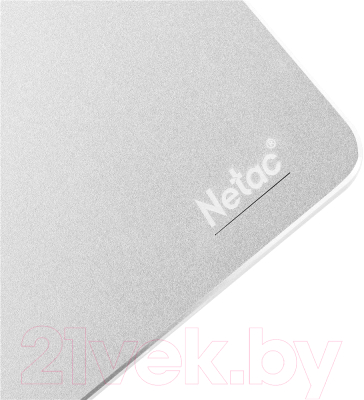 Внешний жесткий диск Netac HDD External K330 USB 3.0 2TB Silver (NT05K330N-002T-30SL)