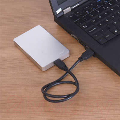 Внешний жесткий диск Netac HDD K330 USB3.0 1TB Silver (NT05K330N-001T-30SL)