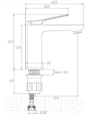 Изображение товара Смеситель Invena Neri BU-01-001-L