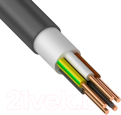 

Кабель силовой Ecocable, ВВГнг(А)-LS 5x1.5