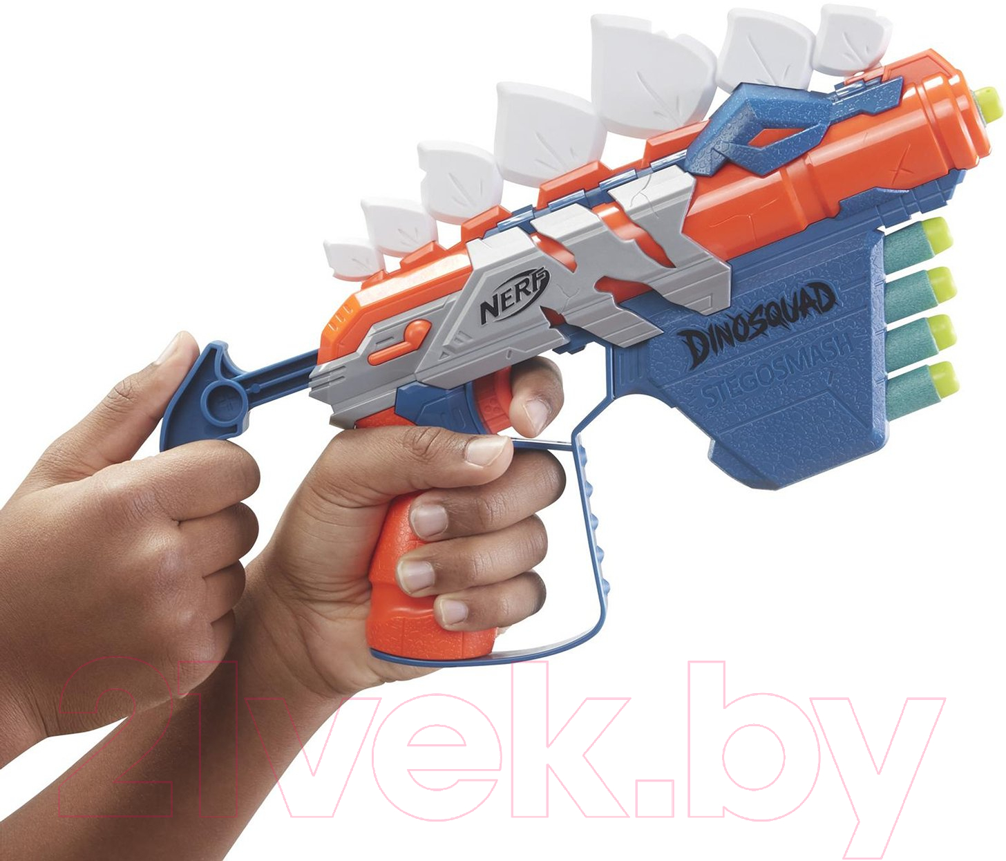 Бластер игрушечный Hasbro Nerf Дино Стегосмэш / F0805EU4