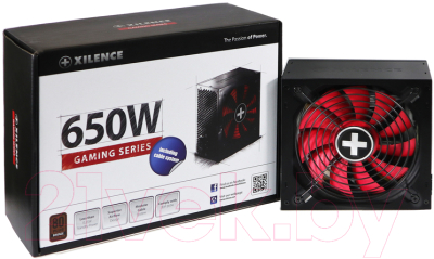 Блок питания для компьютера Xilence Gaming Series 650W (XP650R10/XN225)