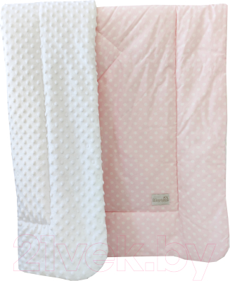 Одеяло для малышей Martoo Basik / BSW-120/90-PN (розовый горох)