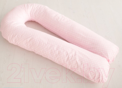 Подушка для беременных Martoo Mommy-U 340 / MOM-U340-PN (розовый/горох)