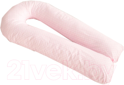Подушка для беременных Martoo Mommy-U 340 / MOM-U340-PN (розовый/горох)