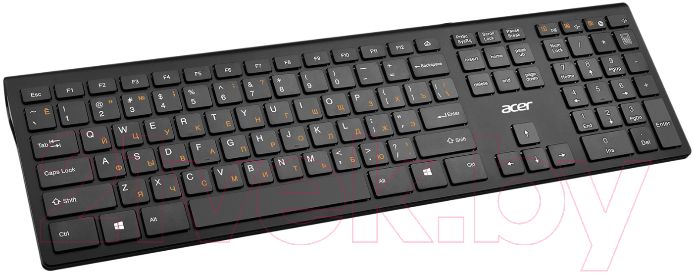 Комплект клавиатура и мышь Acer OKR030 / ZL.KBDEE.005 (черный) — фото 3