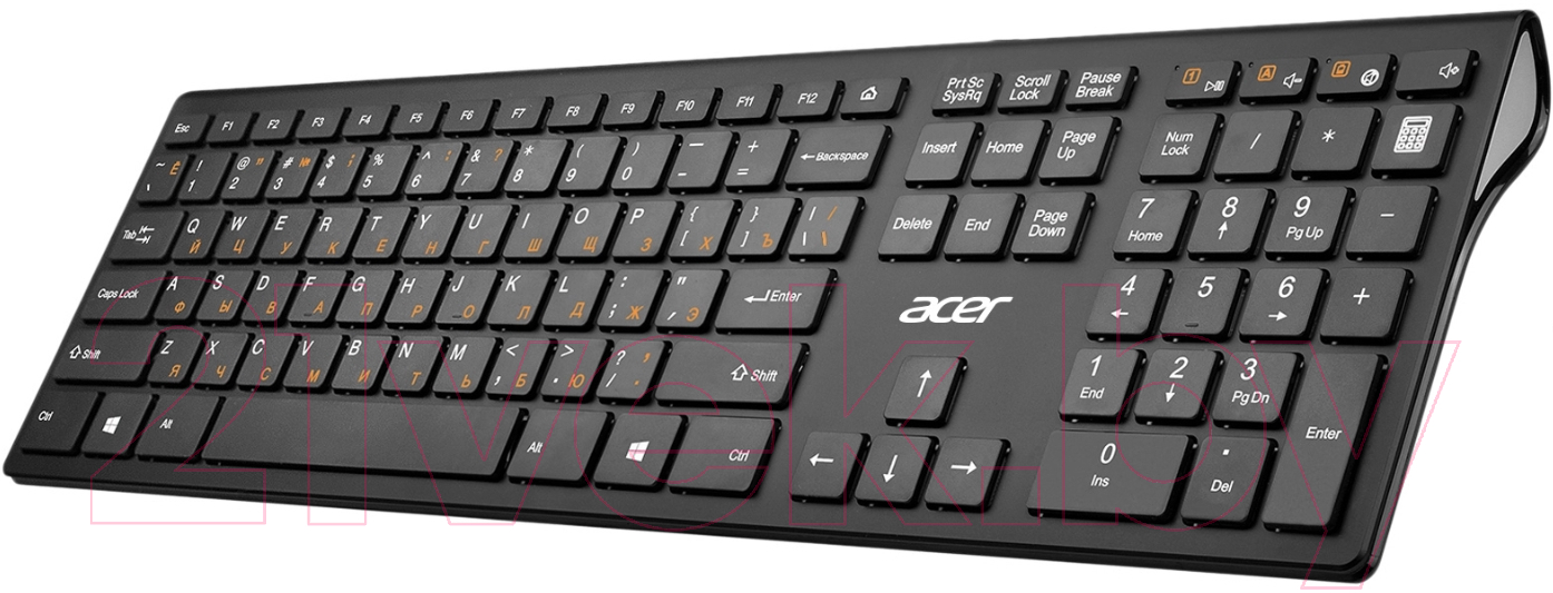 Комплект клавиатура и мышь Acer OKR030 / ZL.KBDEE.005 (черный) — фото 4