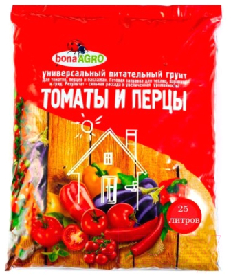 Грунт для растений Bona Agro Для томатов и перцев (25л)