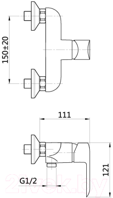 Смеситель Invena Siros BN-90-001-A