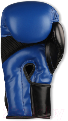 Боксерские перчатки RSC Pu Flex Bf BX 023 (р-р 6, синий/черный)