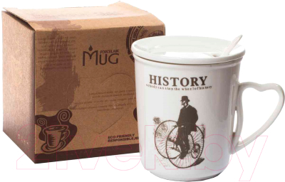 

Кружка с ложкой MONAMI, MUG-23