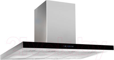 Изображение товара Вытяжка Т-образная Akpo Feniks Slim Glass 90 WK-9 (черное стекло/нержавеющая сталь)