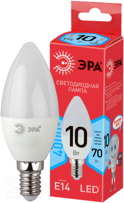 Лампа ЭРА Eco LED B35-10W-840-E14 QX / Б0048370