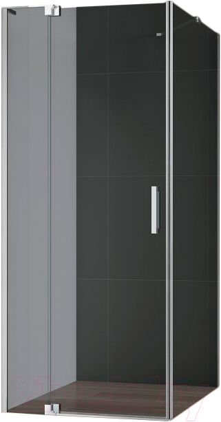 Душевой уголок Cezares SLIDER-AH-1-80-90/100-GRIGIO-Cr