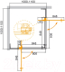 Миниатюра изображения товара Душевой уголок Cezares SLIDER-A-2-100/110-C-NERO
